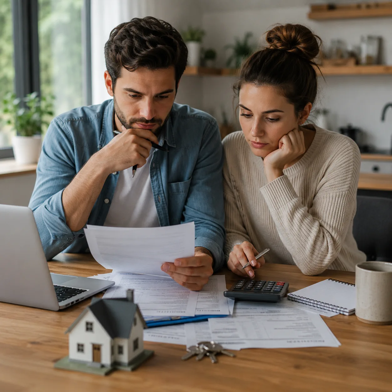 Buyer working through the costs involved in purchasing a property