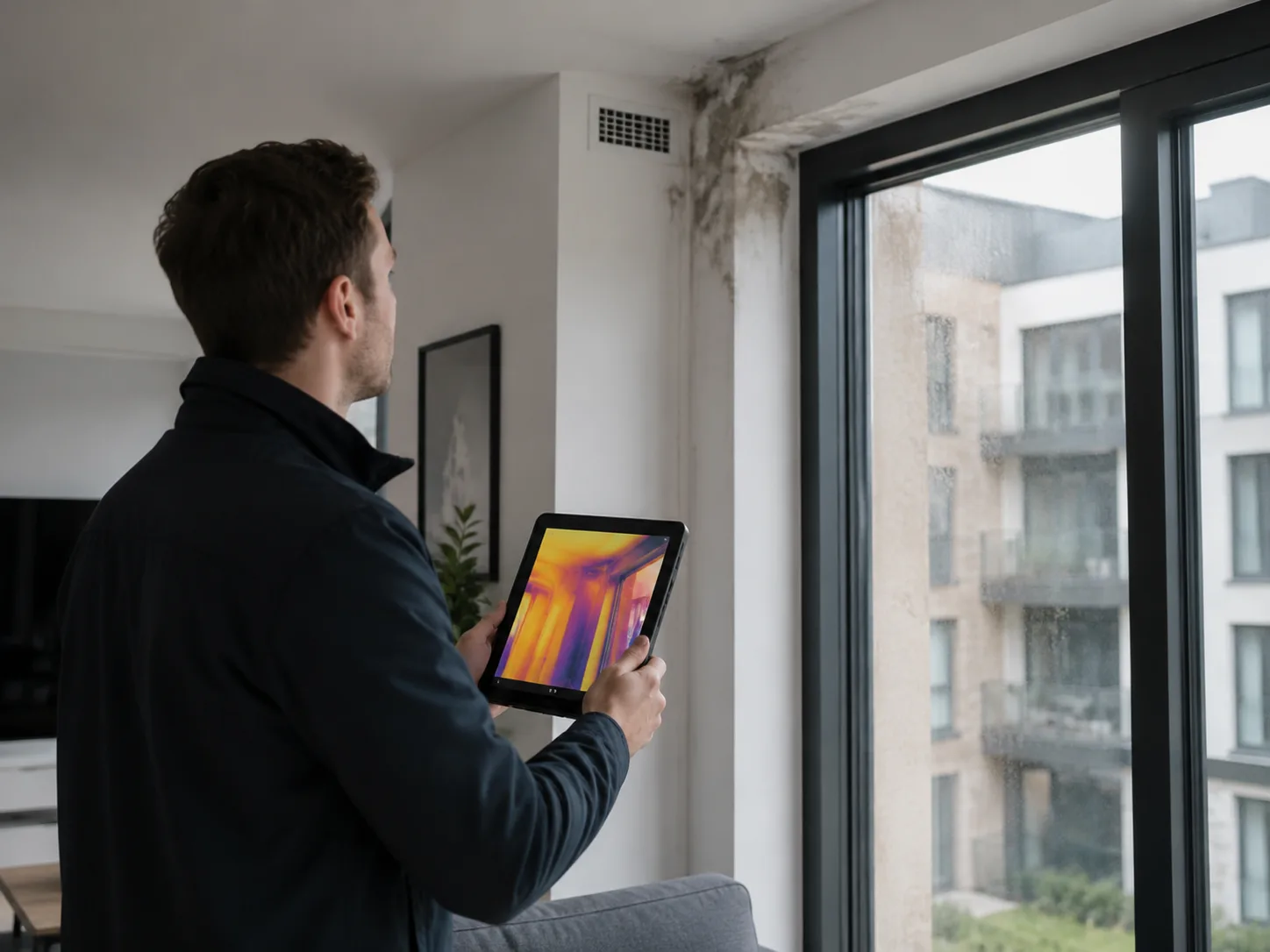 Moisture & Airflow Assessment evidence for comprehensive damp & mould survey