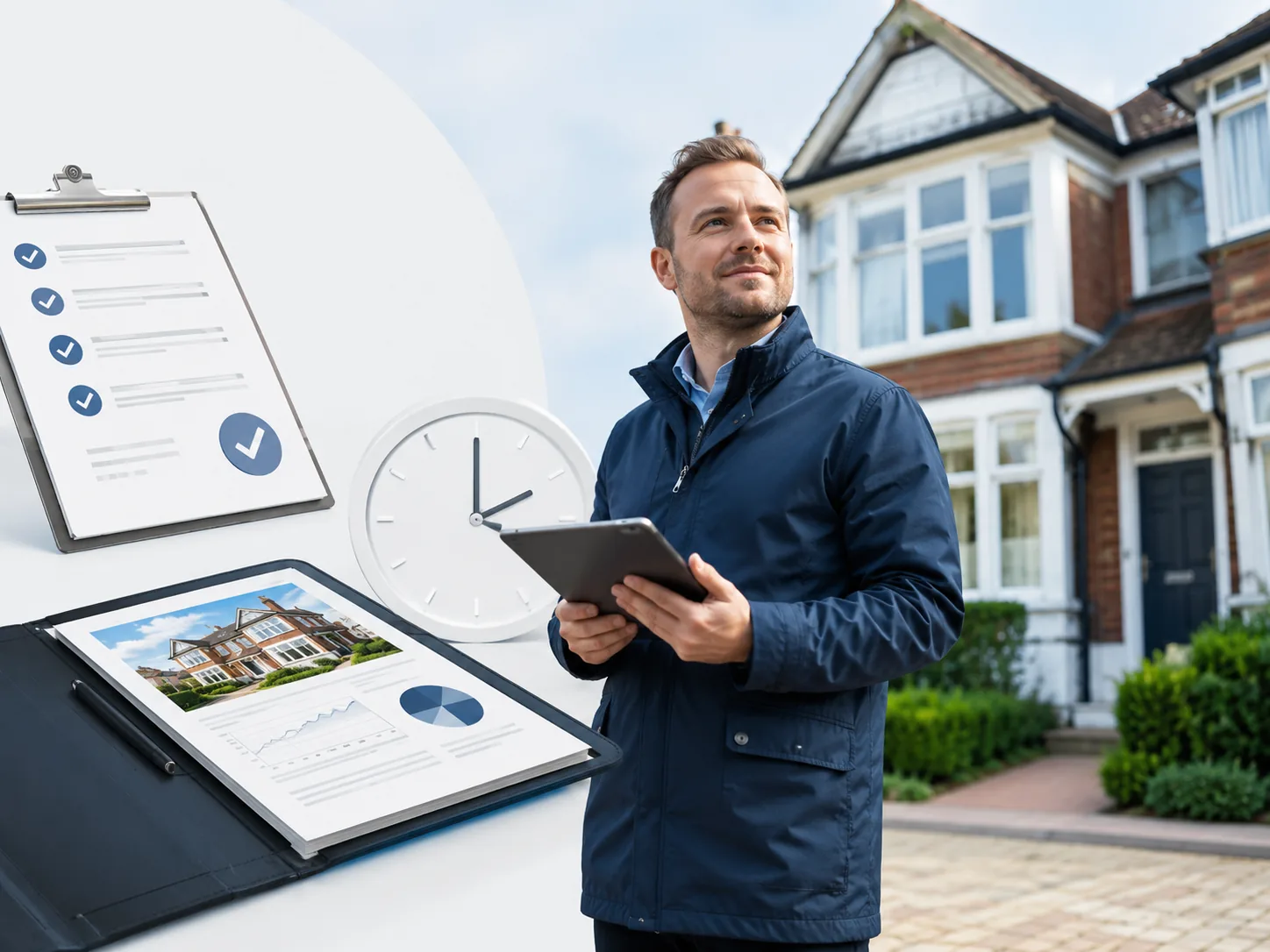 National Building Consultants surveyor ready to book your survey